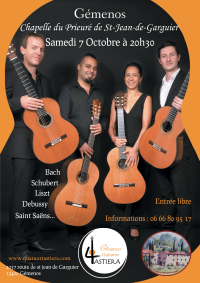 Concert musique classique Quatuor TASTIERA